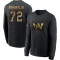 Black Men's Viliami Fehoko Jr. Washington Commanders 2020 Salute To Service Sideline Performance Long Sleeve T-Shirt