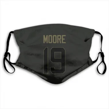 Black Washington Commanders Chris Moore   Service Face Mask