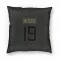 Black Washington Commanders Chris Moore   Service Pillow Cover (18 X 18)