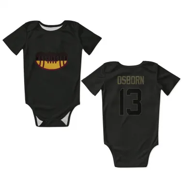 Black Washington Commanders K.J. Osborn   Service Newborn & Infant Bodysuit