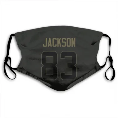 Black Washington Commanders Tyree Jackson   Service Face Mask