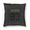 Black Washington Commanders Tyree Jackson   Service Pillow Cover (18 X 18)