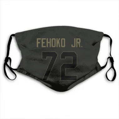 Black Washington Commanders Viliami Fehoko Jr.   Service Face Mask