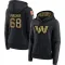 Black Women's Max Pircher Washington Commanders 2020 Salute to Service Sideline Performance Pullover Hoodie