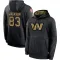 Black Youth Tyree Jackson Washington Commanders 2020 Salute to Service Sideline Performance Pullover Hoodie