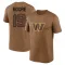 Brown Men's Chris Moore Washington Commanders 2023 Salute To Service Performance T-Shirt