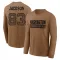 Brown Men's Tyree Jackson Washington Commanders 2023 Salute To Service Long Sleeve T-Shirt