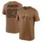 Brown Men's Tyree Jackson Washington Commanders 2023 Salute To Service Performance T-Shirt