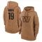 Brown Women's Chris Moore Washington Commanders 2023 Salute To Service Pullover Hoodie