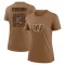 Brown Women's K.J. Osborn Washington Commanders 2023 Salute To Service Performance T-Shirt