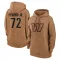 Brown Women's Viliami Fehoko Jr. Washington Commanders 2023 Salute To Service Pullover Hoodie