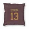 Gold Washington Commanders K.J. Osborn  Burgundy  Pillow Cover (18 X 18)