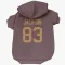 Gold Washington Commanders Tyree Jackson  Burgundy  Dog & Cat Pet Hoodie