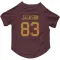 Gold Washington Commanders Tyree Jackson  Burgundy  Dog & Cat Pet Jersey