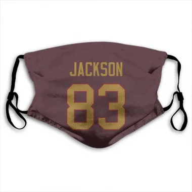 Gold Washington Commanders Tyree Jackson  Burgundy  Face Mask