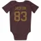 Gold Washington Commanders Tyree Jackson  Burgundy  Newborn & Infant Bodysuit