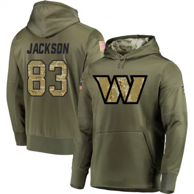 Olive Men's Tyree Jackson Washington Commanders Salute to Service Pullover Hoodie