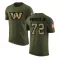 Olive Men's Viliami Fehoko Jr. Washington Commanders Salute to Service T-Shirt