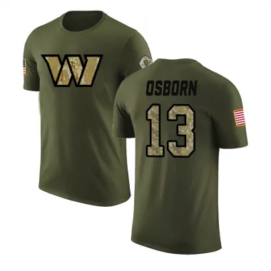 Olive Youth K.J. Osborn Washington Commanders Salute to Service T-Shirt