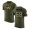 Olive Youth Max Pircher Washington Commanders Salute to Service T-Shirt