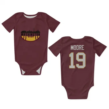 Washington Commanders Chris Moore  Burgundy Newborn & Infant Bodysuit