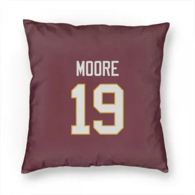 Washington Commanders Chris Moore  Burgundy Pillow Cover (18 X 18)