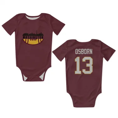 Washington Commanders K.J. Osborn  Burgundy Newborn & Infant Bodysuit