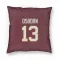 Washington Commanders K.J. Osborn  Burgundy Pillow Cover (18 X 18)