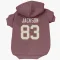 Washington Commanders Tyree Jackson  Burgundy Dog & Cat Pet Hoodie