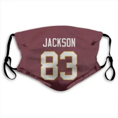 Washington Commanders Tyree Jackson  Burgundy Face Mask