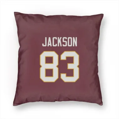 Washington Commanders Tyree Jackson  Burgundy Pillow Cover (18 X 18)