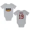 White Washington Commanders Chris Moore   Newborn & Infant Bodysuit