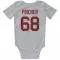 White Washington Commanders Max Pircher   Newborn & Infant Bodysuit