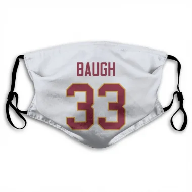 White Washington Commanders Sammy Baugh   Face Mask