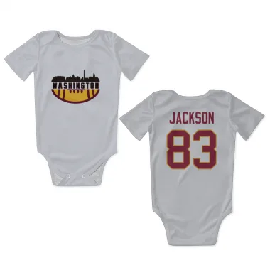 White Washington Commanders Tyree Jackson   Newborn & Infant Bodysuit