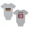 White Washington Commanders Tyree Jackson   Newborn & Infant Bodysuit